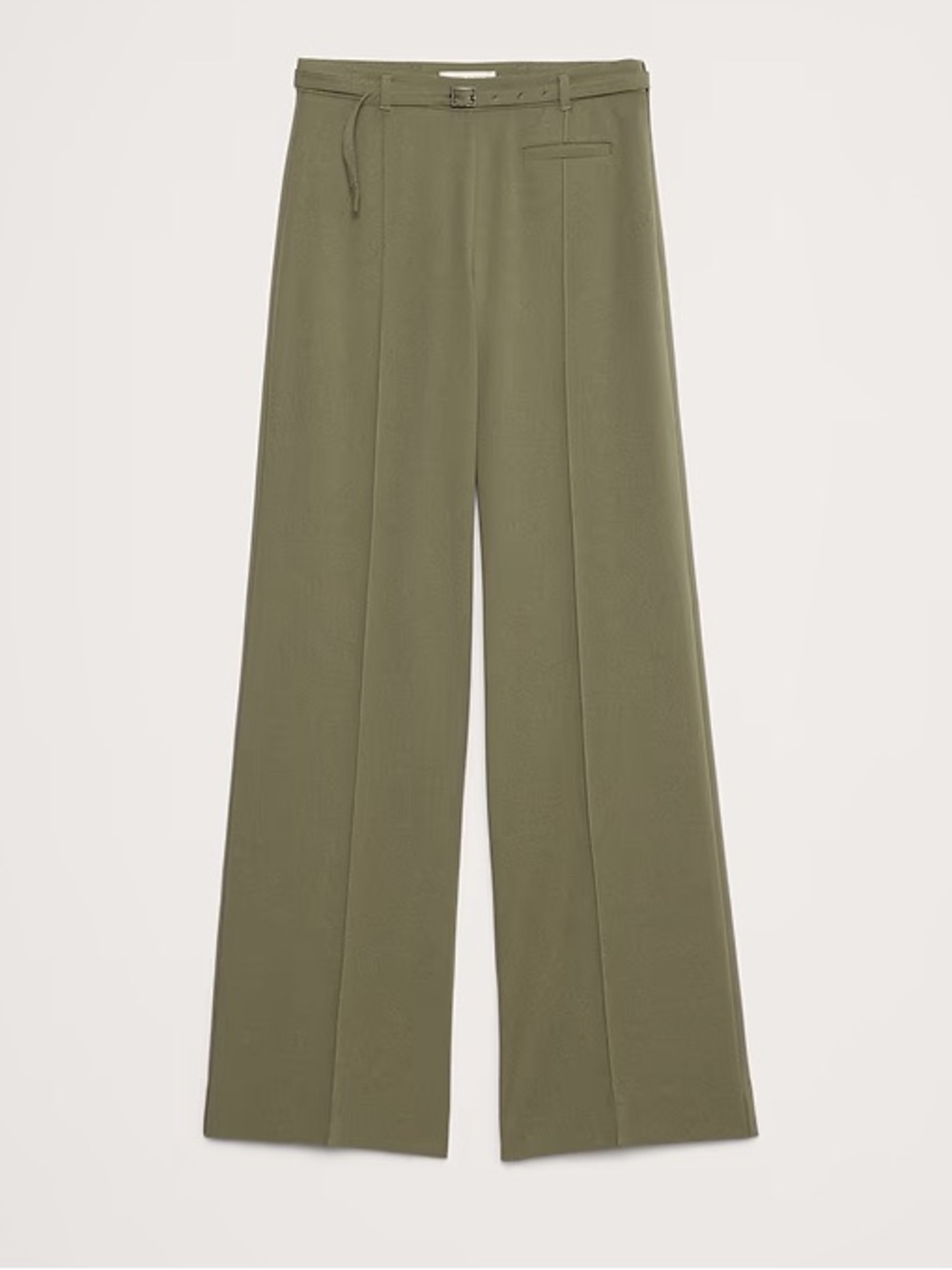 MID-RISE WIDE-LEG CITY STRETCH PANT